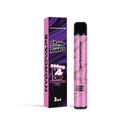 Hydrovape 300mg H4 CBD Disposable Vape Bar - 2ml - Flavour: Grand Daddy Purple