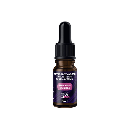 Hydrovape 5% Water Soluble H4 CBD Drops - 10ml - Flavour: Grandaddy Purple
