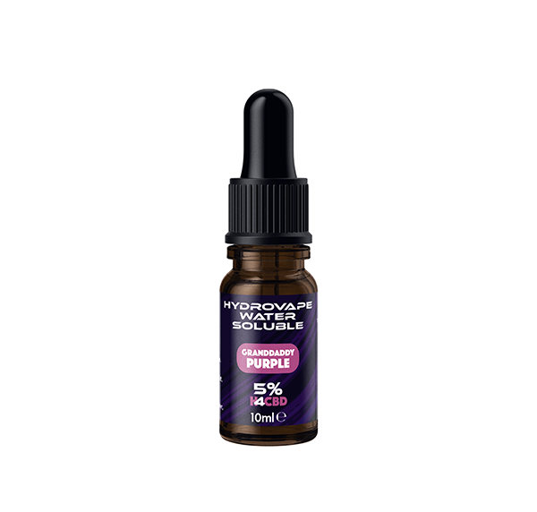 Hydrovape 5% Water Soluble H4 CBD Drops - 10ml - Flavour: Grandaddy Purple