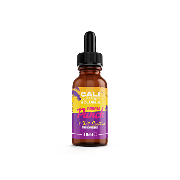 CALI 5% Water Soluble Full Spectrum CBD Extract - Original 30ml - Flavour: Purple Punch