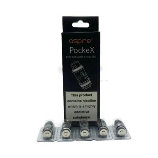 Aspire PockeX 0.6 - 1.2 Ohm Coil - Resistance: 1.2 Ohm - SilverbackCBD