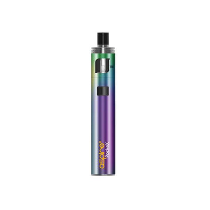 Aspire PockeX Kit - Color: Black - SilverbackCBD