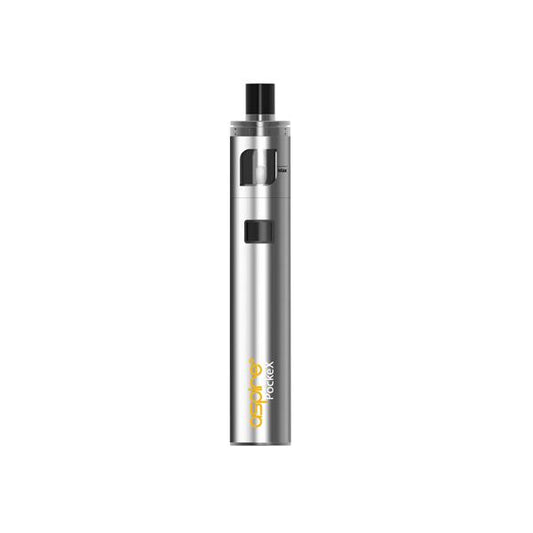 Aspire PockeX Kit - Color: Black - SilverbackCBD