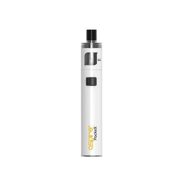 Aspire PockeX Kit - Color: Black - SilverbackCBD