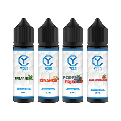 yCBG 1000mg CBG E-liquid 60ml (BUY 1 GET 1 FREE) - Flavour: Strawberry - SilverbackCBD