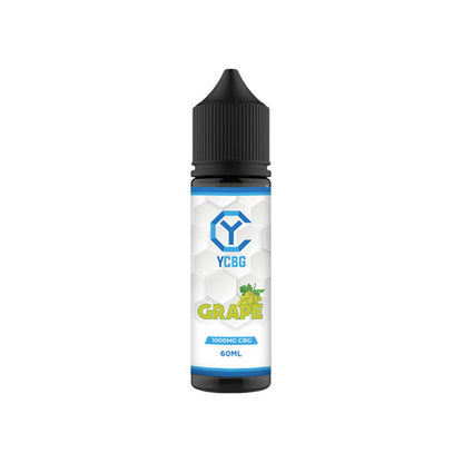 yCBG 1000mg CBG E-liquid 60ml (BUY 1 GET 1 FREE) - Flavour: Strawberry - SilverbackCBD