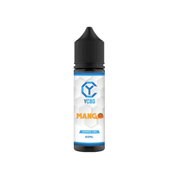 yCBG 1000mg CBG E-liquid 60ml (BUY 1 GET 1 FREE) - Flavour: Mango - SilverbackCBD