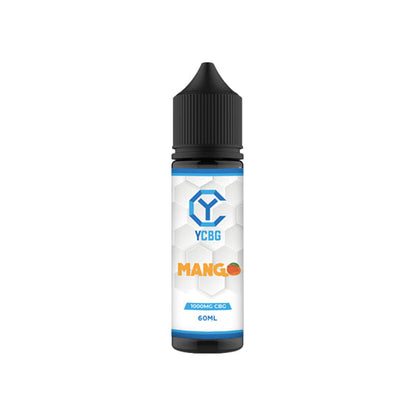 yCBG 1000mg CBG E-liquid 60ml (BUY 1 GET 1 FREE) - Flavour: Strawberry - SilverbackCBD