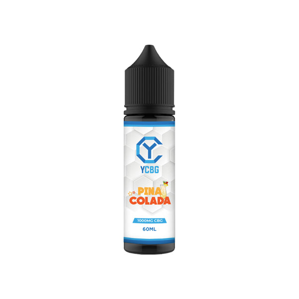 yCBG 1000mg CBG E-liquid 60ml (BUY 1 GET 1 FREE) - Flavour: Pina Colada - SilverbackCBD