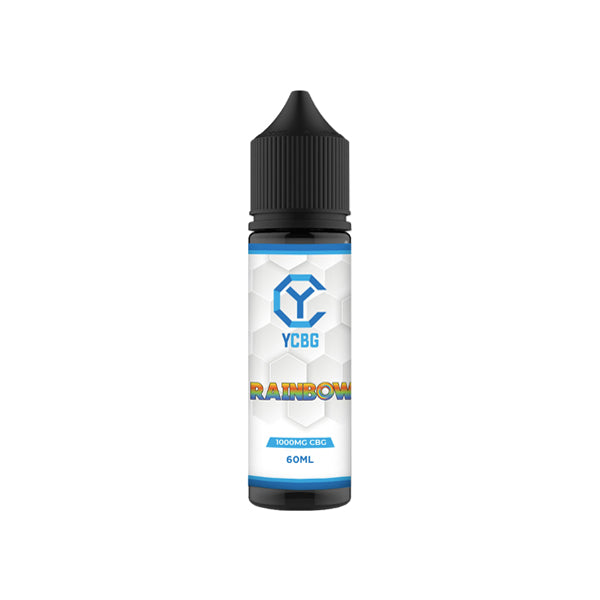 yCBG 1000mg CBG E-liquid 60ml (BUY 1 GET 1 FREE) - Flavour: Rainbow - SilverbackCBD