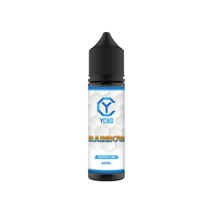yCBG 1000mg CBG E-liquid 60ml (BUY 1 GET 1 FREE) - Flavour: Strawberry - SilverbackCBD