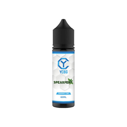 yCBG 1000mg CBG E-liquid 60ml (BUY 1 GET 1 FREE) - Flavour: Spearmint - SilverbackCBD