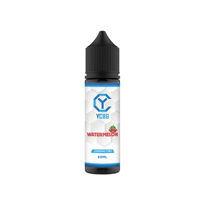 yCBG 2000mg CBG E-liquid 60ml (BUY 1 GET 1 FREE) - Flavour: Strawberry - SilverbackCBD