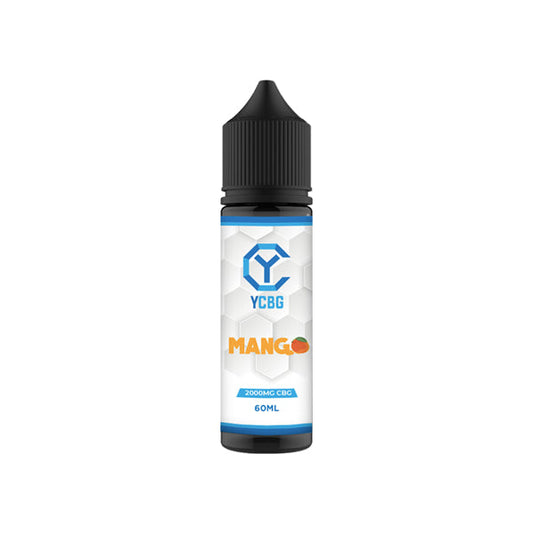 yCBG 2000mg CBG E-liquid 60ml (BUY 1 GET 1 FREE) - Flavour: Mango - SilverbackCBD