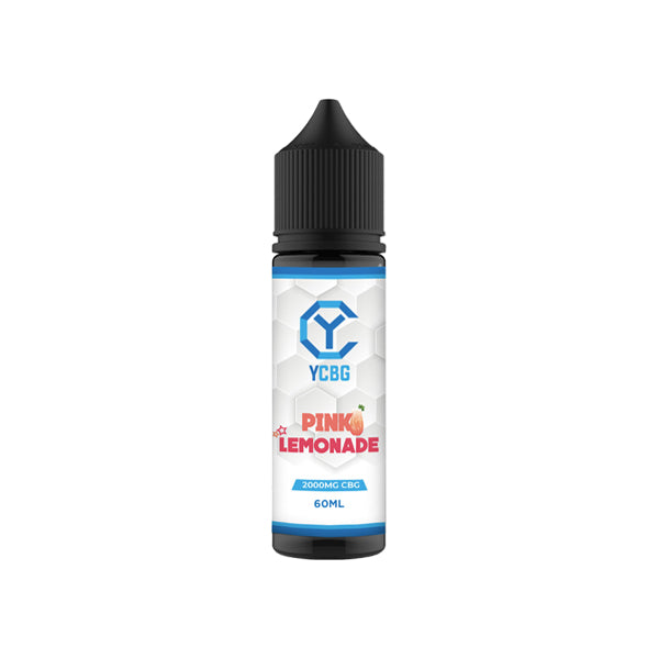yCBG 2000mg CBG E-liquid 60ml (BUY 1 GET 1 FREE) - Flavour: Pink Lemonade - SilverbackCBD