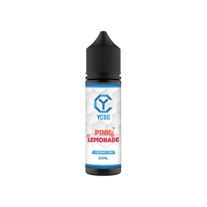 yCBG 2000mg CBG E-liquid 60ml (BUY 1 GET 1 FREE) - Flavour: Pink Lemonade - SilverbackCBD