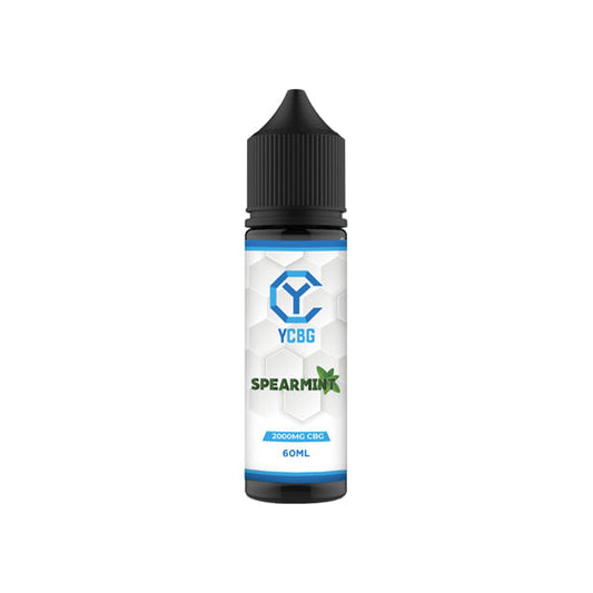 yCBG 2000mg CBG E-liquid 60ml (BUY 1 GET 1 FREE) - Flavour: Spearmint - SilverbackCBD
