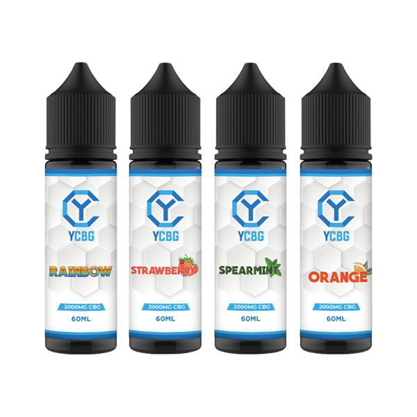 yCBG 2000mg CBG E-liquid 60ml (BUY 1 GET 1 FREE) - Flavour: Rainbow - SilverbackCBD