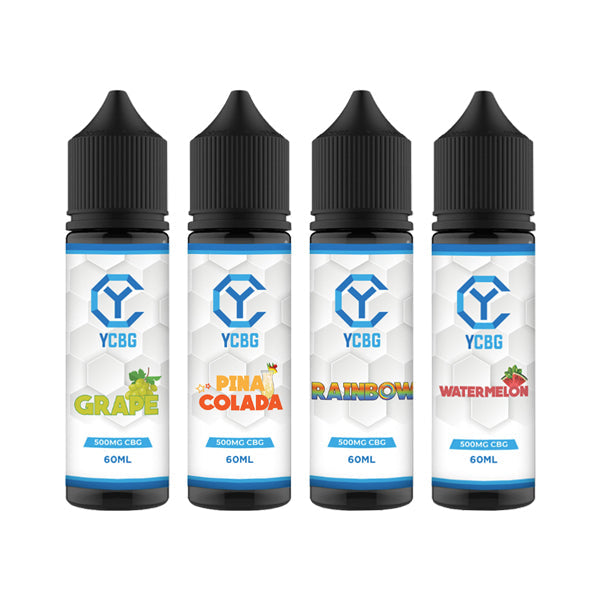 yCBG 500mg CBG E-liquid 60ml (BUY 1 GET 1 FREE) - Flavour: Rainbow - SilverbackCBD