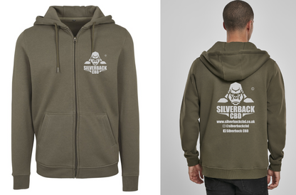 Silverback CBD Apparel Zipped Hoodie - SilverbackCBD