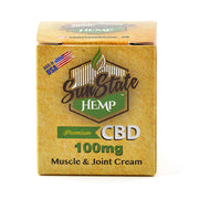 Sun State Hemp CBD Muscle & Joint Cream 100mg - SilverbackCBD