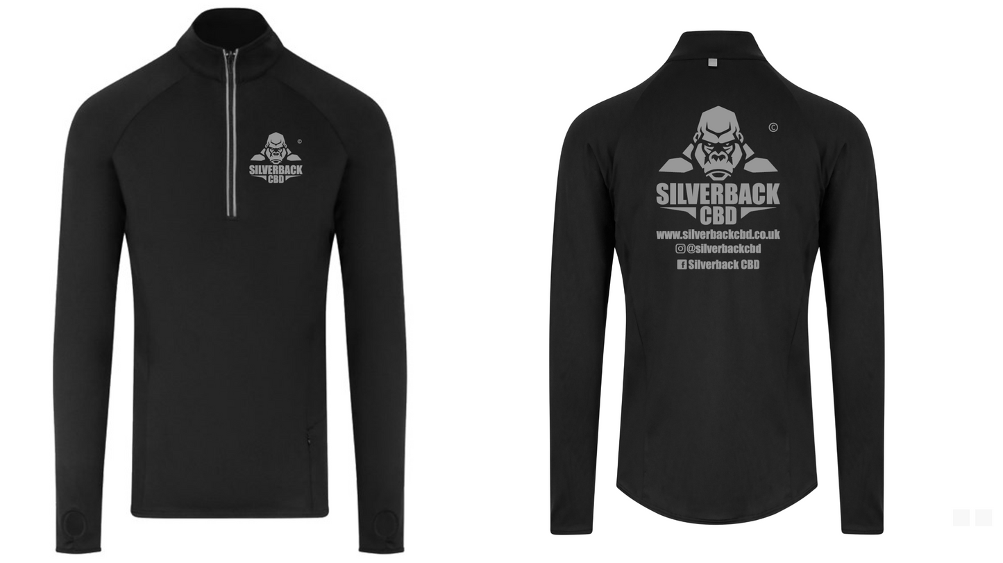 Silverback CBD Apparel Cool Flex 1/2 Zip Top