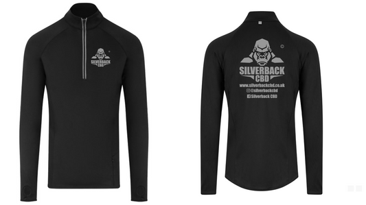 Silverback CBD Apparel Cool Flex 1/2 Zip Top