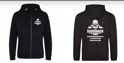 Silverback CBD Apparel Zipped Hoodie - SilverbackCBD