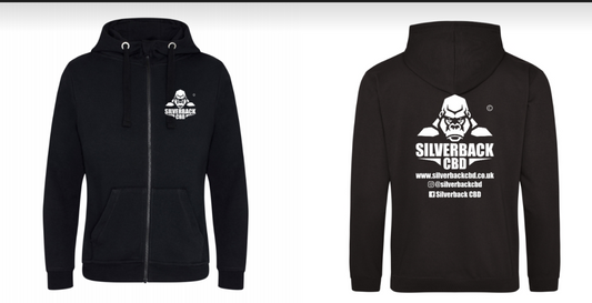 Silverback CBD Apparel Zipped Hoodie - SilverbackCBD