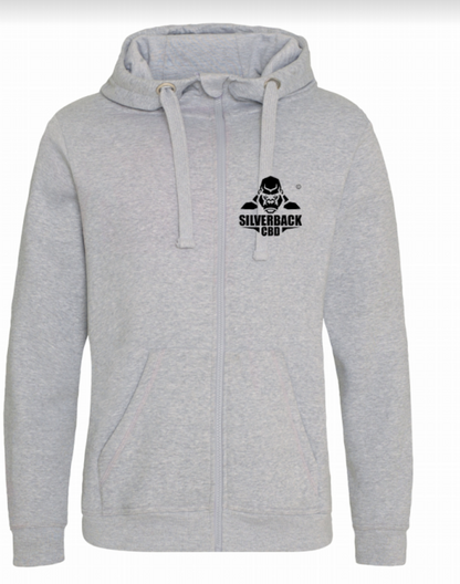 Silverback CBD Apparel Zipped Hoodie - SilverbackCBD