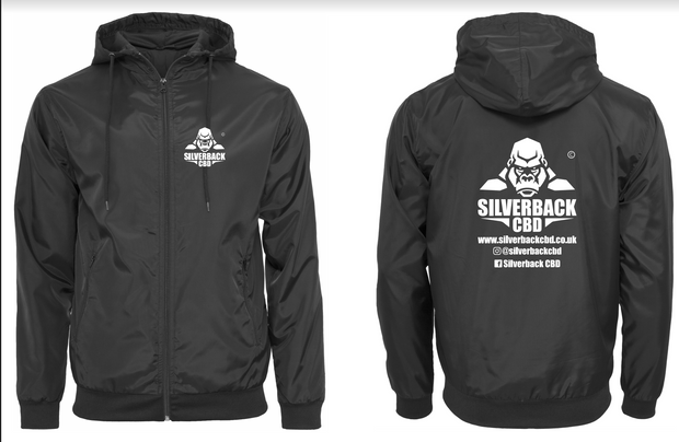 Silverback CBD Apparel Hooded Windcheater-Training Jacket - SilverbackCBD